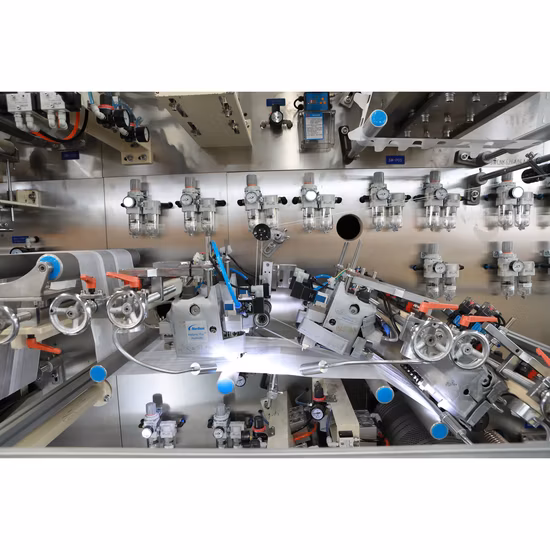 Macchina per la produzione di pannolini per bambini completamente automatica ad alta velocità Jwc-Nk450-Hb