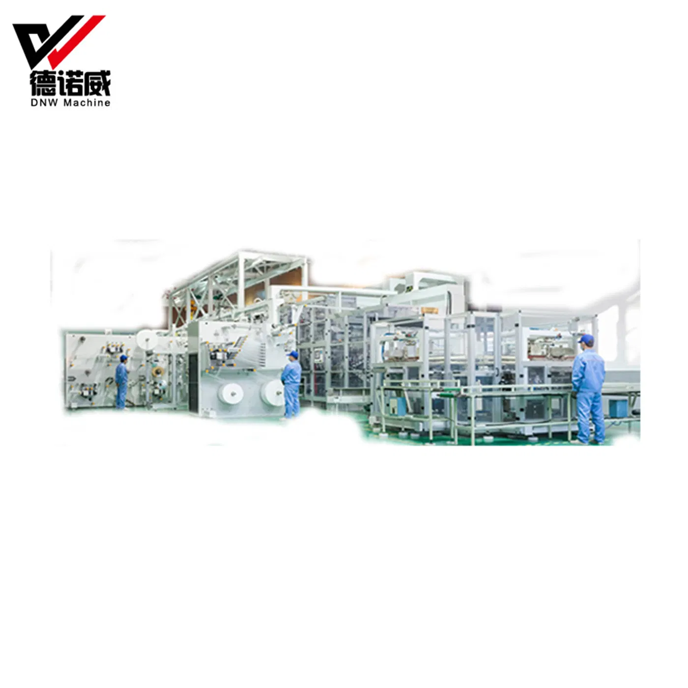 Macchina CE China personalizzata con macchina per pannolini per bambini completamente servo per la realizzazione di prodotti per bambini